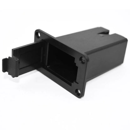 10 pièces pièces de guitare 9V support de boîtier de batterie boîte de couverture pour guitare acoustique basse micro actif noir