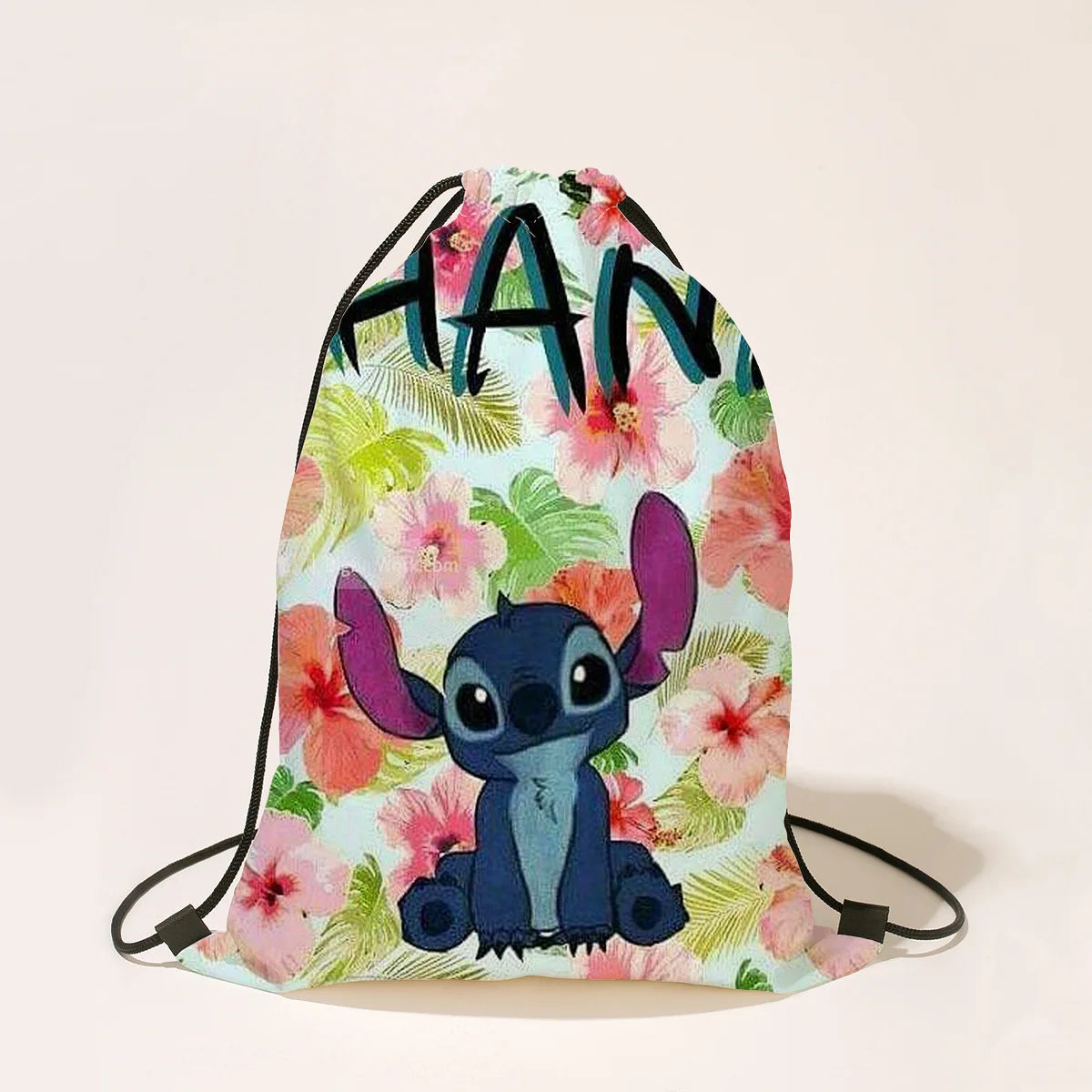 Stitch Drawstring Bags Children Backpack Anime Travel Storage Bag Kids Boys Girls Casual Swim Portable Backpack Christmare Gifts