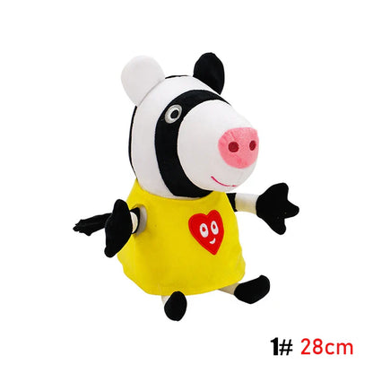28Cm Peppa Pig Plush Toy Peppa Forever Friends Bigger Edmund Elephant Pedro Pony Suzy Sheep Zoe Zebra Room Kids Birthday Gift