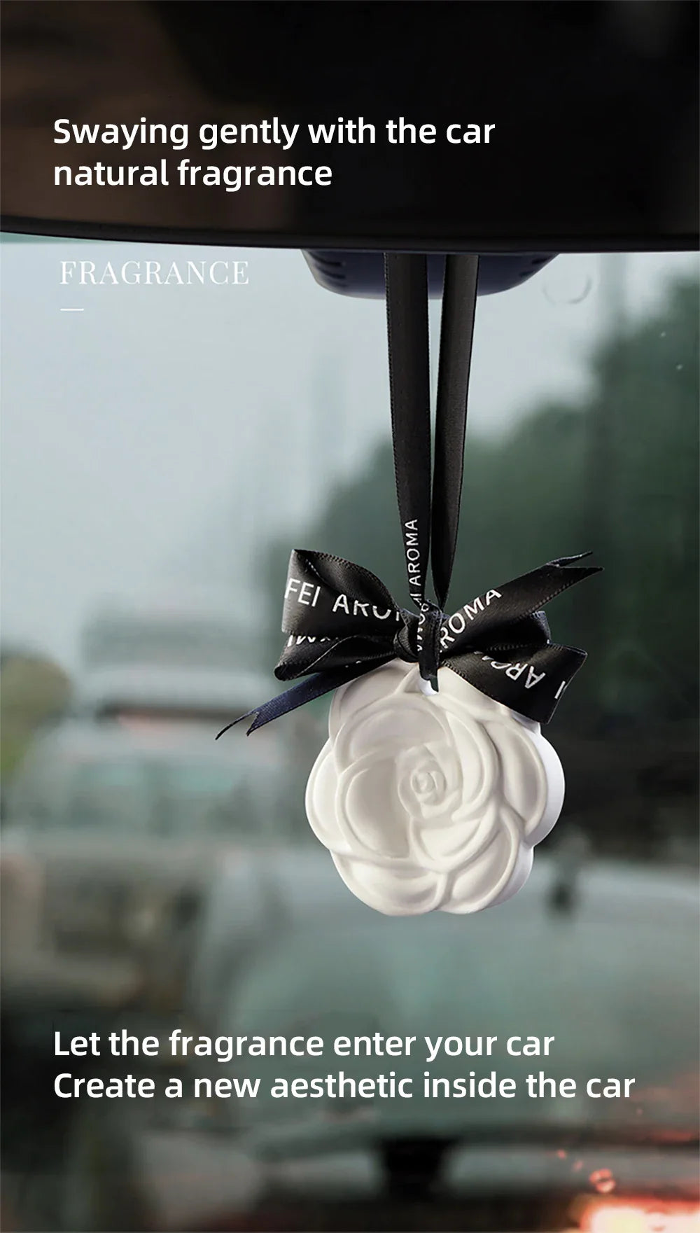 Ceramic Ornaments Aromatherapy Light Luxury Ancient Home Perfume Diffuser Stone Tablet Plaster Car Fragrance Pendant