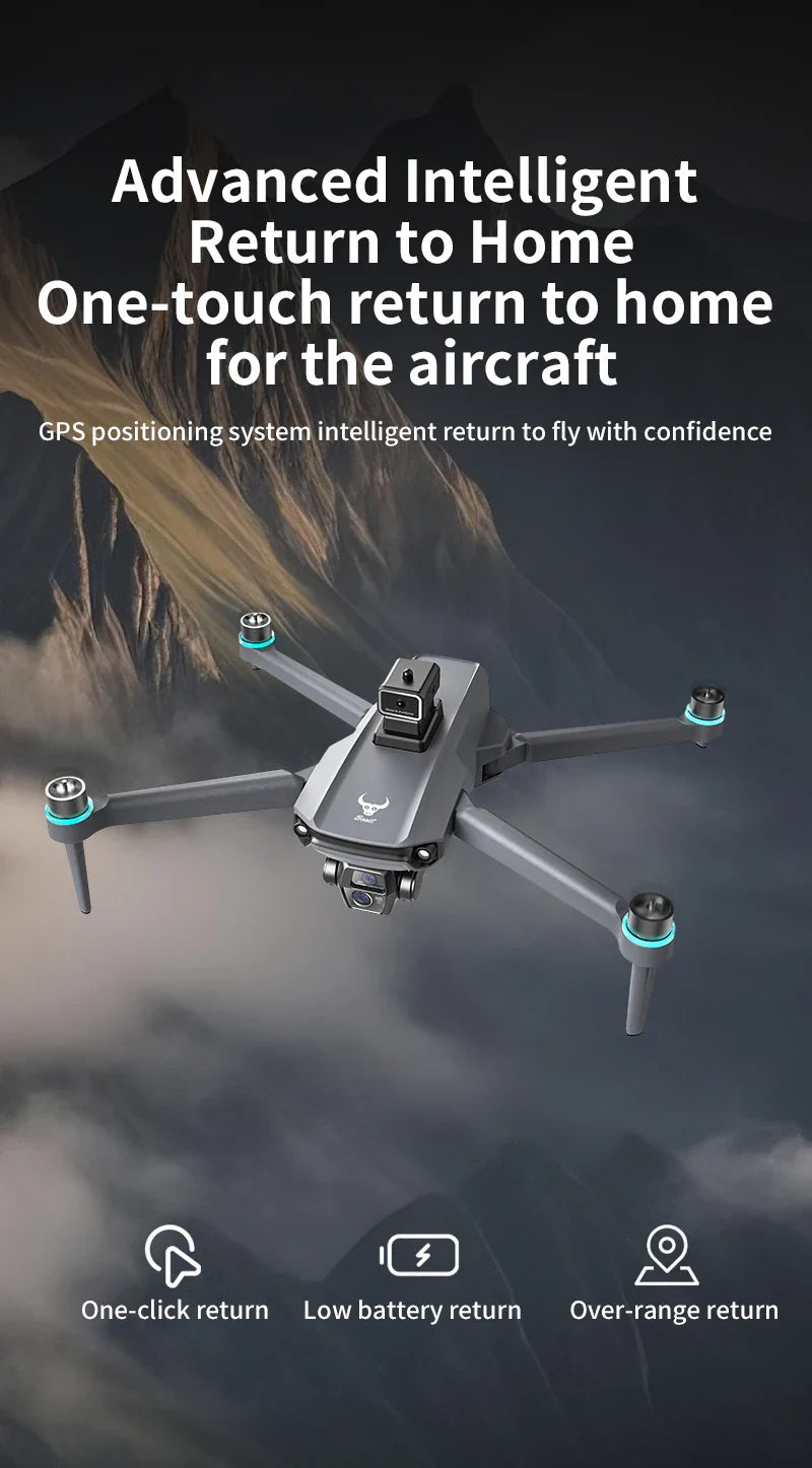 Drone GPS avec écran tactile caméra EIS Anti-secouement 8K Drones aériens sans brosse 5G GPS 8K caméras HD grand UAV Dron RC quadrirotor