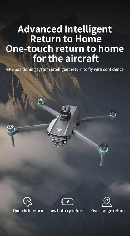 Drone GPS avec écran tactile caméra EIS Anti-secouement 8K Drones aériens sans brosse 5G GPS 8K caméras HD grand UAV Dron RC quadrirotor