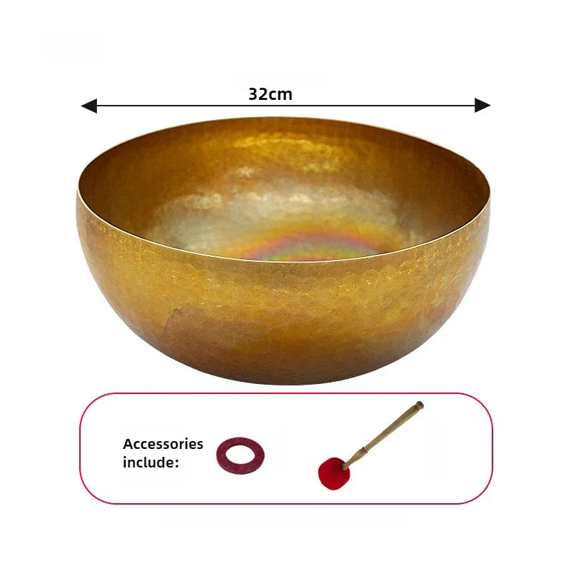 Low Frequency Singing Bowl Meditation Mindfulness Singing Bowl Yoga Relaxation Sound Healing Bowls Brass Percussion Instruments