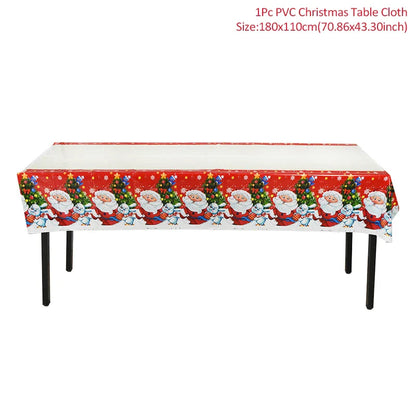 Chemin de Table de Noël, Décoration pour la Maison, Couverture de Nappe, Ornement, Cadeaux, ixdu Nouvel An, 2023