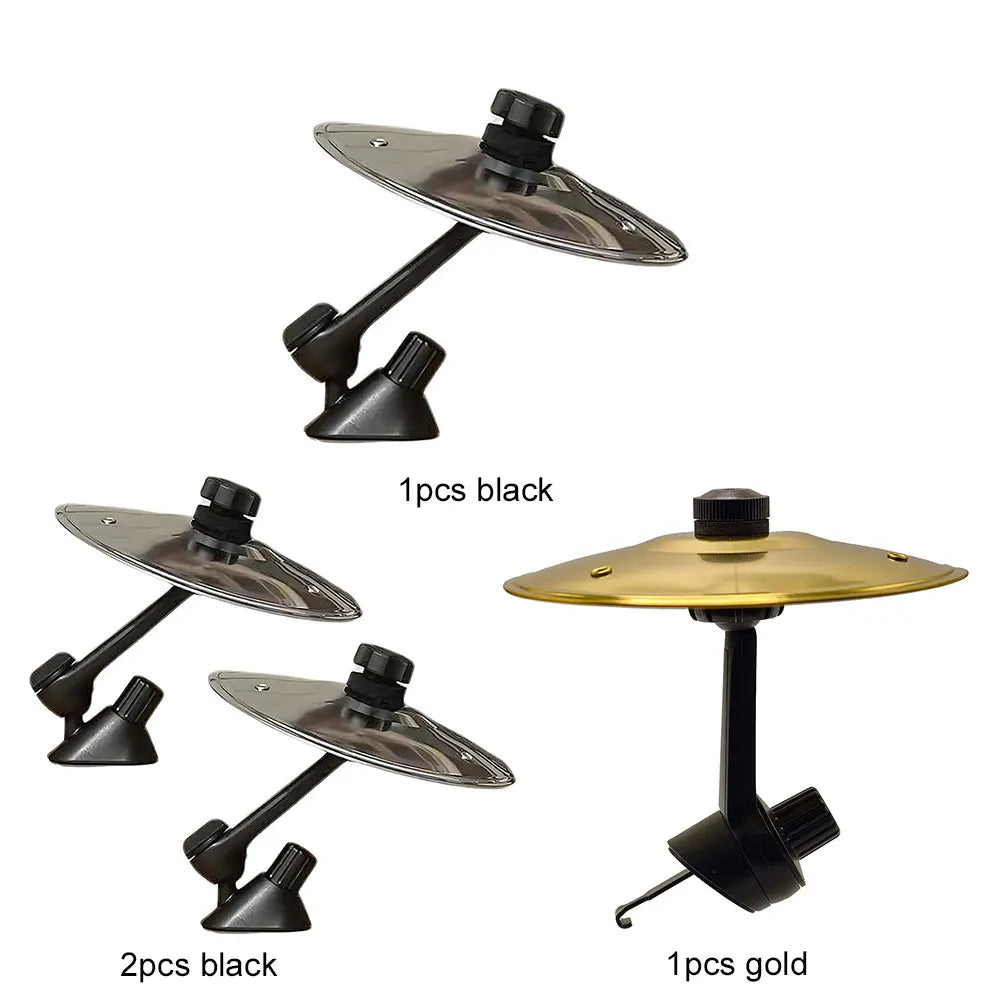 1-4PC tir à la main voiture Crash cymbale universelle Clip-On Mini tambour cymbale évent voiture tambour cymbale voiture intérieur Instrument de musique
