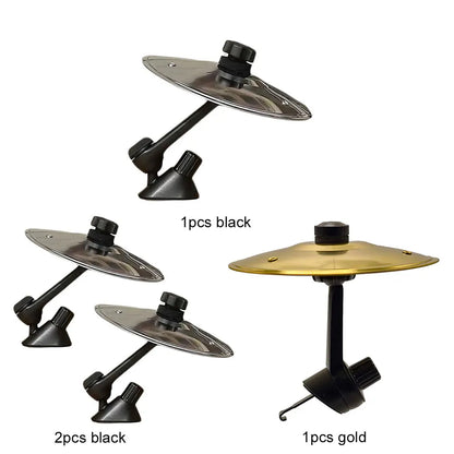 1-4PC tir à la main voiture Crash cymbale universelle Clip-On Mini tambour cymbale évent voiture tambour cymbale voiture intérieur Instrument de musique