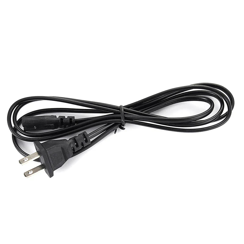 EU Power Cable 2pin IEC C7 US Power Extension Cord For Dell Laptop Charger Epson Printer Radio Speaker PS4