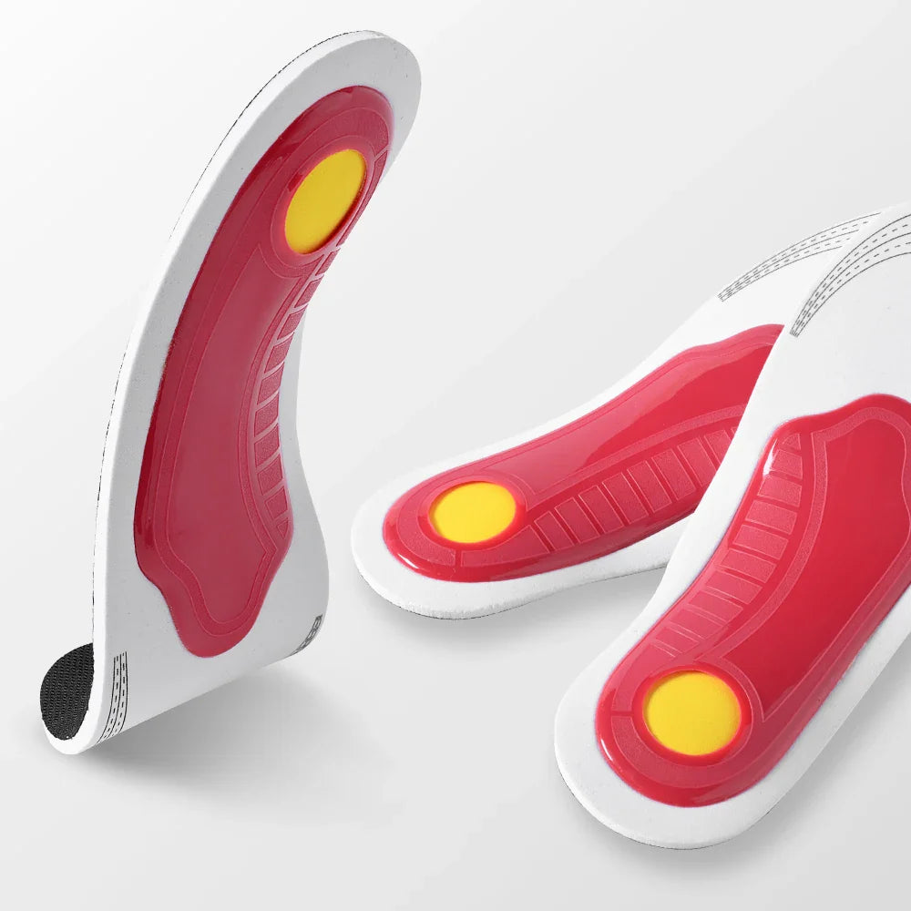 Semelle intérieure orthopédique Support de voûte plantaire semelles orthopédiques pour pieds plats pour soulager la pression du mouvement de l'air coussin d'amortissement semelle intérieure rembourrée