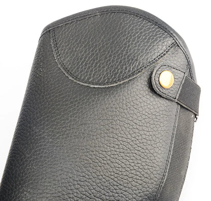 Guêtres d'équitation en cuir de vachette ex, équipement d'équitation, protection des jambes de chevalier, ajustement sportif, fournitures pour fans
