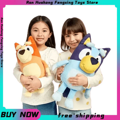 Family Stuffed Animals 17/28cm – Cartoon Dogs, Soft Plush Toys, Great for Birthdays and Christmas Gifts