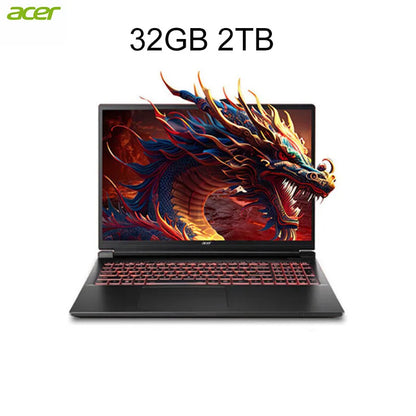 2024 Acer Nitro Dragon Gaming Laptop 16 Inch 2.5K 165Hz IPS Screen Netbook Ryzen R7-7435H 32GB 1TB RTX4060 Gaming Notebook PC