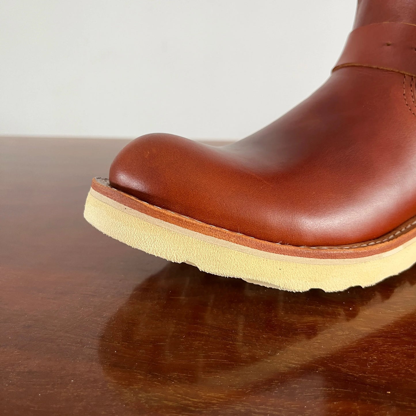 RockCanRoll-Chaussures en cuir de vachette véritable pour hommes, chaussures italiennes en cuir de vachette, bottes Trooper AtlanBoots cousues Goodyear, qualité supérieure, EB800