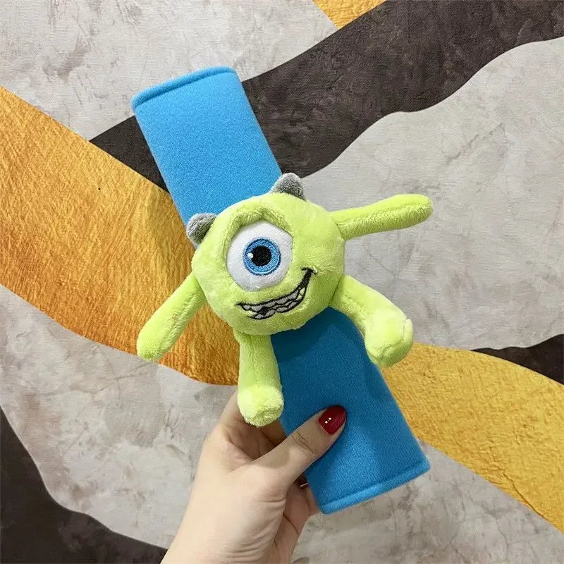 Stitch Angel Men's and Women's Car Seat Belts Cute Kawaii Personalized Creative Cartoon Doll Plush Car Decorative Shoulder Cover