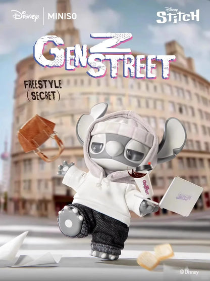 Stitch Genz Street Series Blind Box Cute Doll Backpack Pendant Children'S Toy Exquisite Model Ornament Surprise Mystery Box Gift
