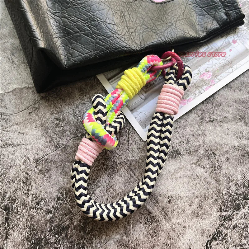 Cell Phone Wrist Strap With Patch Bracelet Telephone Lanyard Small Fresh Smartphone Strap Bag Cellular Pendant Premium Keychain
