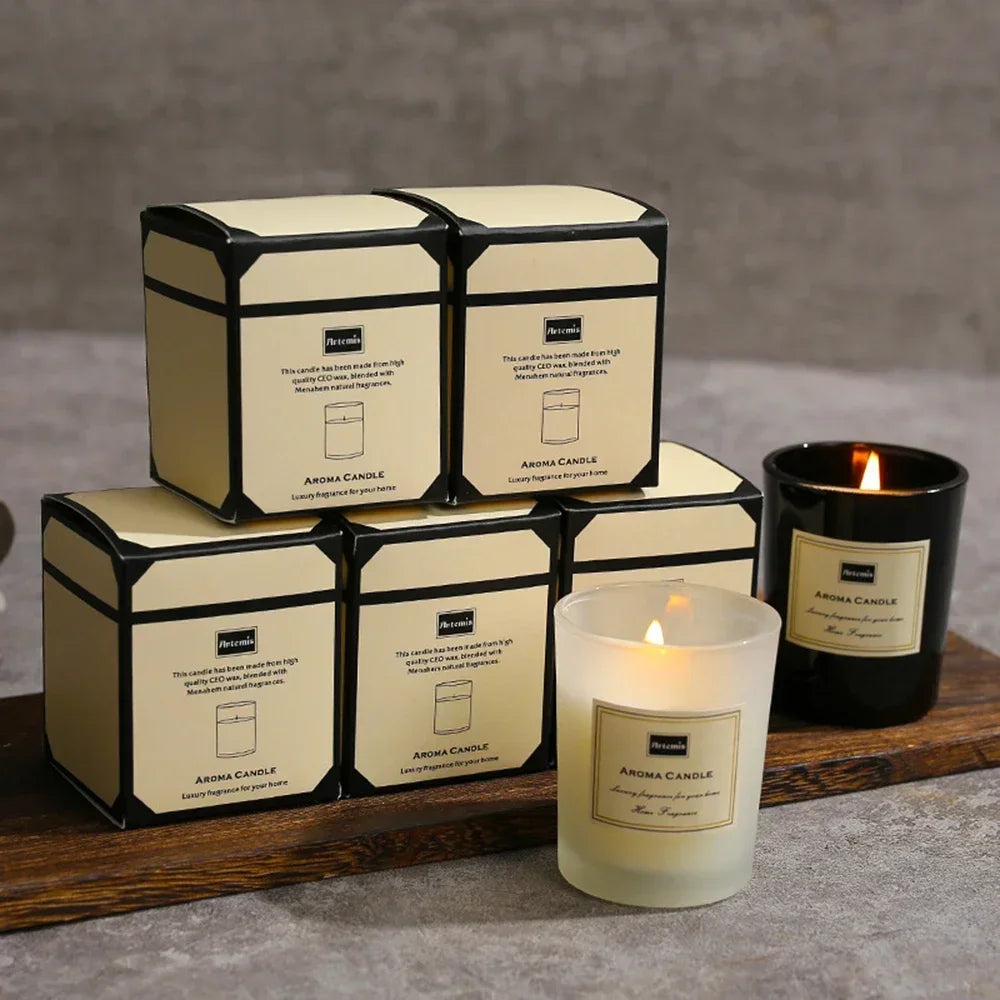 Romantic Long-Lasting Aromatherapy Candles for Festive Home Ambiance Enchanting Freshness Ideal Gift for Christmas