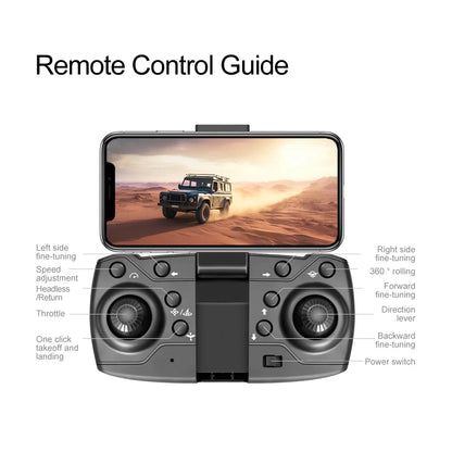 Nouveau Drone F198 professionnel double caméra avec 1080P WIFI FPV HD photographie aérienne grand Angle sans brosse RC pliable quadrirotor