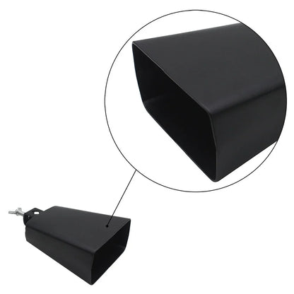 Cloche de vache de 4/5/6/7/8 pouces avec maillets en bois, cloche de Jazz en métal et acier, cloches de bétail, pièces et accessoires d'instruments de Percussion