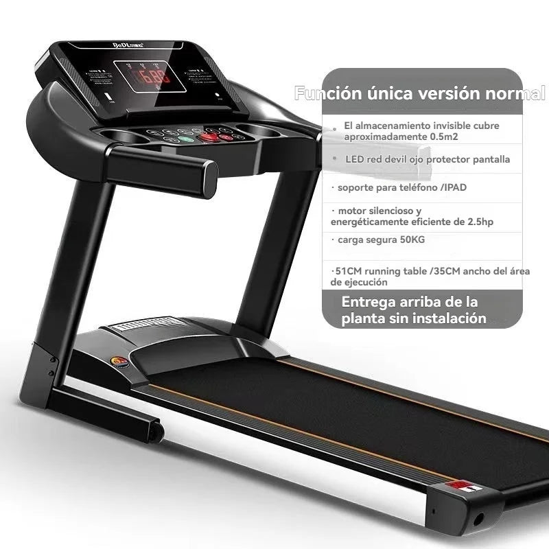 Tapis de course pliable multifonctionnel, mini tapis de course à domicile, équipement d'exercice intérieur, maison pliante de gym, 220V