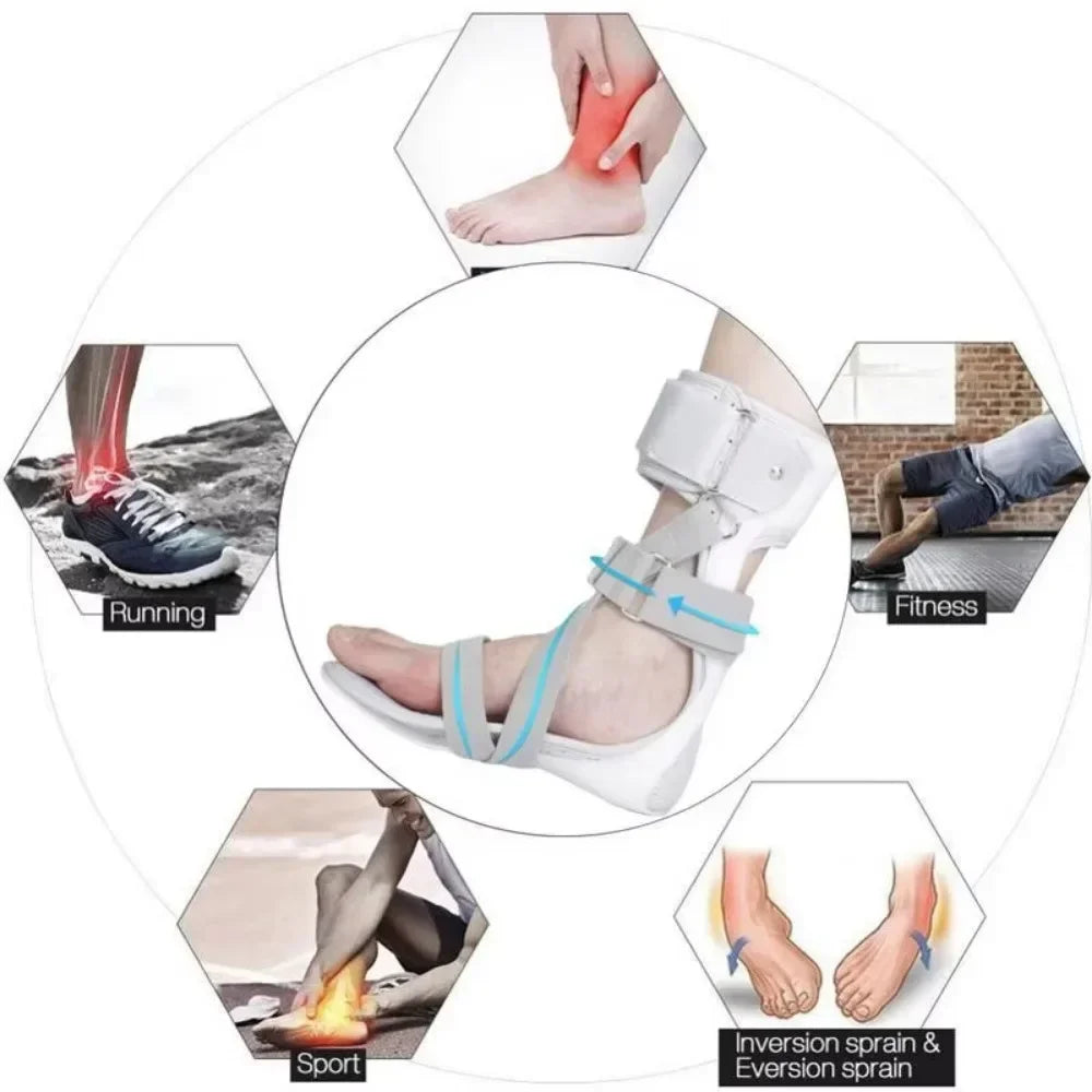 Dispositif d'Orthèse de Goutte de Pied pour la Fixation des Articulations, Ration d'AVC et d'Hémiplégie, Inversion et Valgus, Alicante, Nouveau
