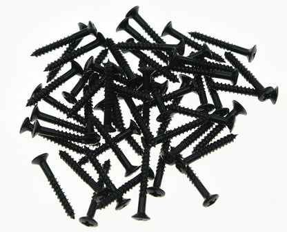 KAISH paquet de 50 vis de montage d'anneau de micro Humbucker de guitare vis Surround de cadre de micro pour LP/Les Paul SG 4 couleurs