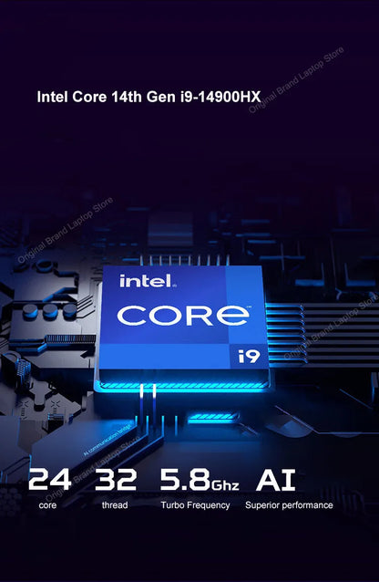 2024 Acer Predator Neo Gaming Laptop 16 Inch 2.5K 180Hz IPS Screen Notebook i9-14900HX 32GB 1TB RTX4060 Netbook Laptop Computer