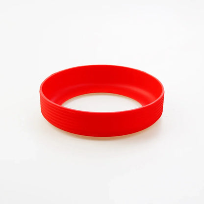 16 Colors 9.0CM Threaded Silicone Cup Bottom Protective Cover Coaster Sleeve Water Cup Cover 90MM Thermos Cup Bottom Holder