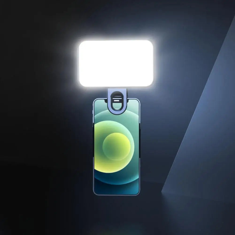 Mini flash pour téléphone portable, lumières pour Selfie, rechargeables, 3 Modes de luminosité, Clip réglable pour ordinateur portable, lumière de remplissage pour téléphone portable