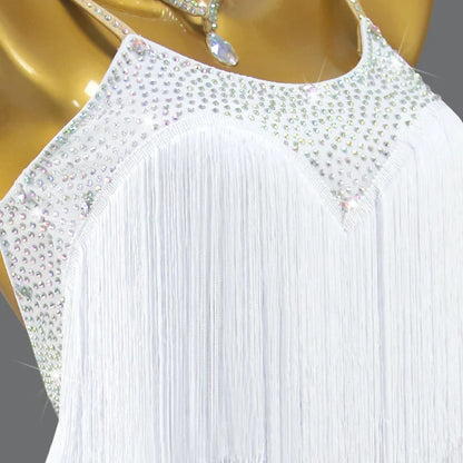 Nouvelle robe de danse latine pour femmes 2026, tenue d'entraînement de danse de salon, costume de bal féminin, jupe courte sexy pour salsa, jupe adulte, tenue de sport