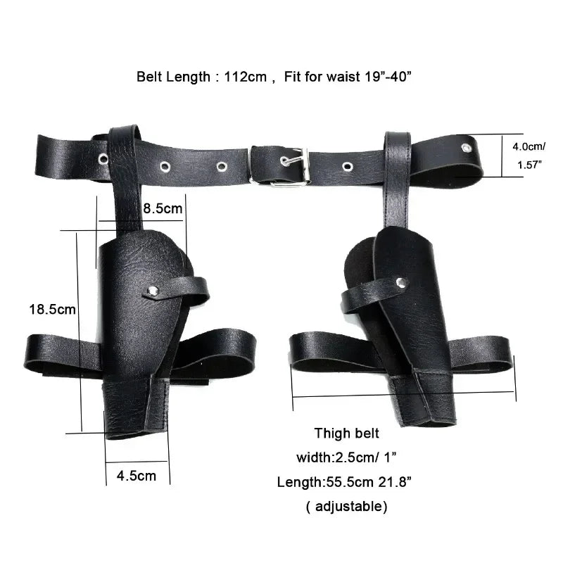 Ceinture de cosplay de police ChimTomb Raider Lara Croft, étui de cow-boy occidental, accessoires de jeu de plis, accessoires, 2024
