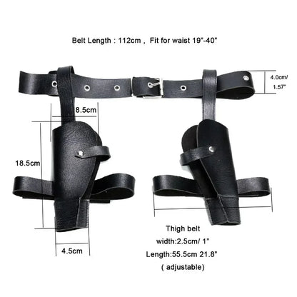 Ceinture de cosplay de police ChimTomb Raider Lara Croft, étui de cow-boy occidental, accessoires de jeu de plis, accessoires, 2024