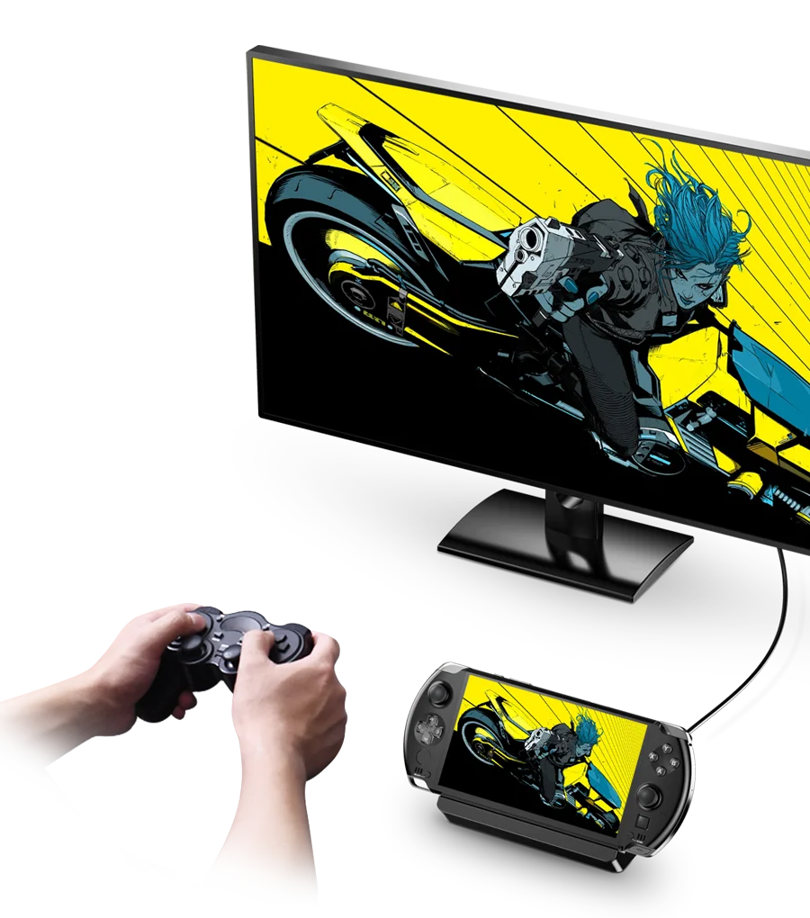 GPD 2025 WIN 4 32 Go de RAM 1 To 2 To Disque Dur AMD 8840U HX370 Processeur Console de Jeu Portable Mini PC Écran Tactile