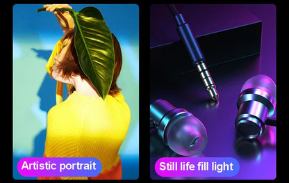 Anneau lumineux Led avec trépied, Rechargeable, pour Selfie, lampe pour prise de vue Photo, accessoires pour téléphone portable