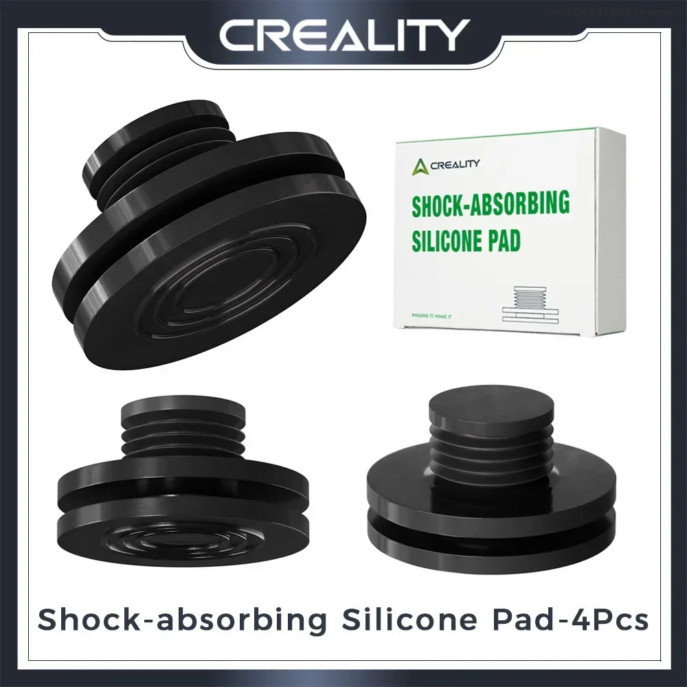 Creality 4Pcs Shock-absorbing Silicone Pad Strong Flexibility 3d Printer Parts for K1_K1 Max_K1C_Ender-3 V3_Ender-3 V3 Plus