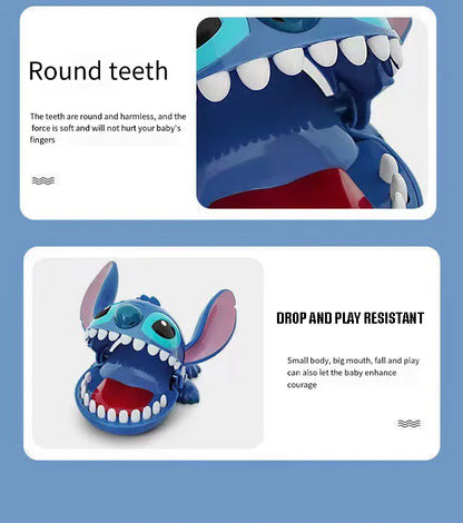 Stitch Biting Finger Toy Interactive Desktop Game Cute Alien Prank Gadget for Kids Family Parent Child Bonding Fun Party Favor