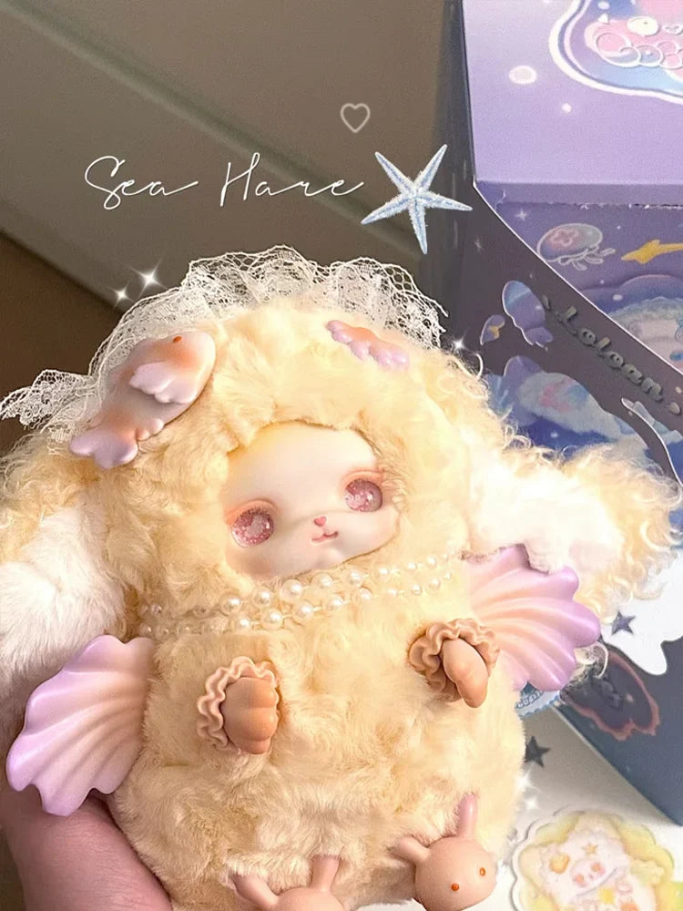 Boîte mystère Original Blind Box Loloan Ocean Series Pendentif mignon pour sac à dos Décoration de chambre Jouet Cadeau surprise d'anniversaire/de Noël
