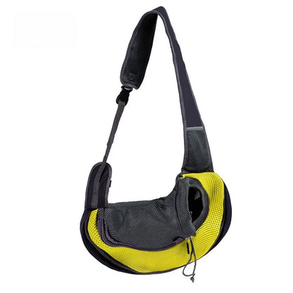 Sac à dos pour animaux de compagnie, sac de transport de voyage portable, sac à bandoulière extérieur mains libres adapté aux fournitures pour animaux de compagnie de chat et de chien