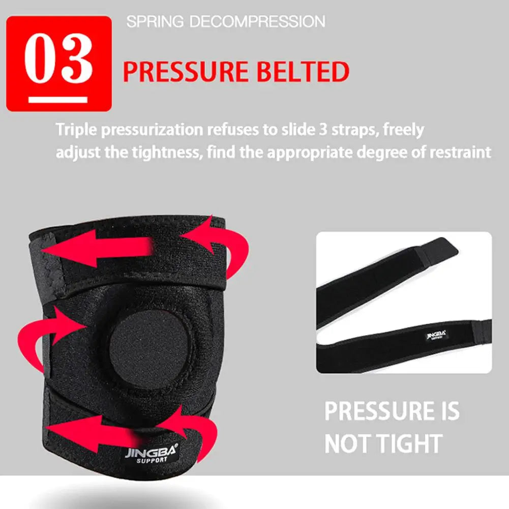 Orthèse de genou, genouillère, soulagement des douleurs articulaires, protection de la rotule, genouillère de sport réglable, protection des ligaments du ménisque