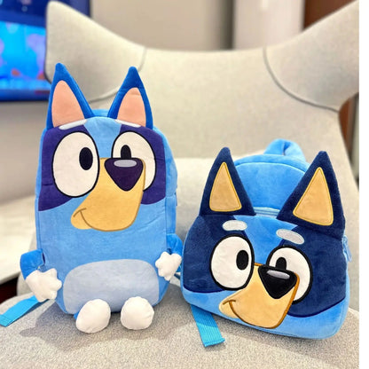 Sac à dos dessin animé  Cosplay pour enfants, cartable pour la maternelle, motif chien , Kawaii, bleu et orange, cadeaux pour enfants