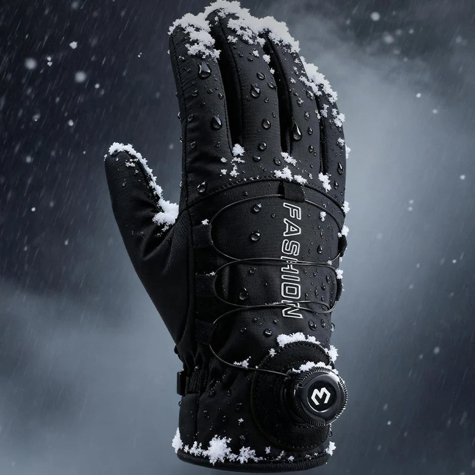GTUBIKE nouveaux gants de ski chauds d'hiver unisexe coupe-vent résistant au froid gants pour écran tactile pour les Sports de plein air course randonnée cyclisme