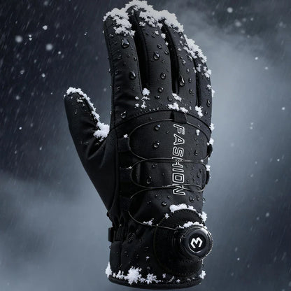 GTUBIKE nouveaux gants de ski chauds d'hiver unisexe coupe-vent résistant au froid gants pour écran tactile pour les Sports de plein air course randonnée cyclisme