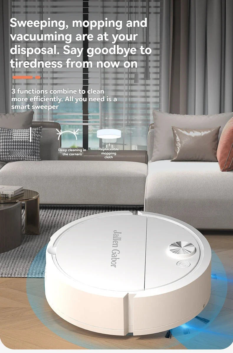 Mini smart sweeping robot 3-in-1, lazy cleaning machine, professional home cleaning equipment