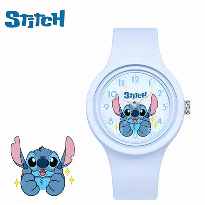 Cute Anime Stitch Watch Kawaii Lilo & Stitch Children Watches Sports Silicone Watch Cartoon Stitch Watch Kids Birthday Toy Gifts