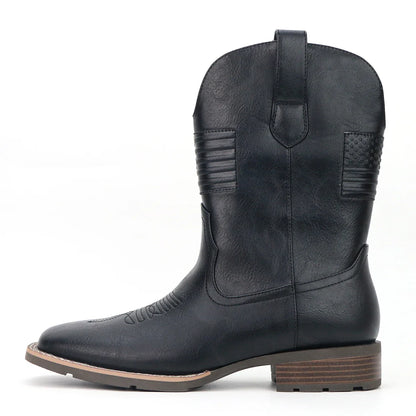 Men's Boots Personalized Design Fashionable Western Cowboy Boots