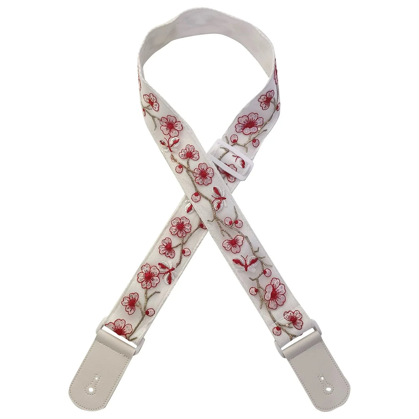 Sangle de guitare pour guitare électrique et acoustique, bandoulière réglable et résistante en dentelle, accessoires de guitare, sangle de guitariste
