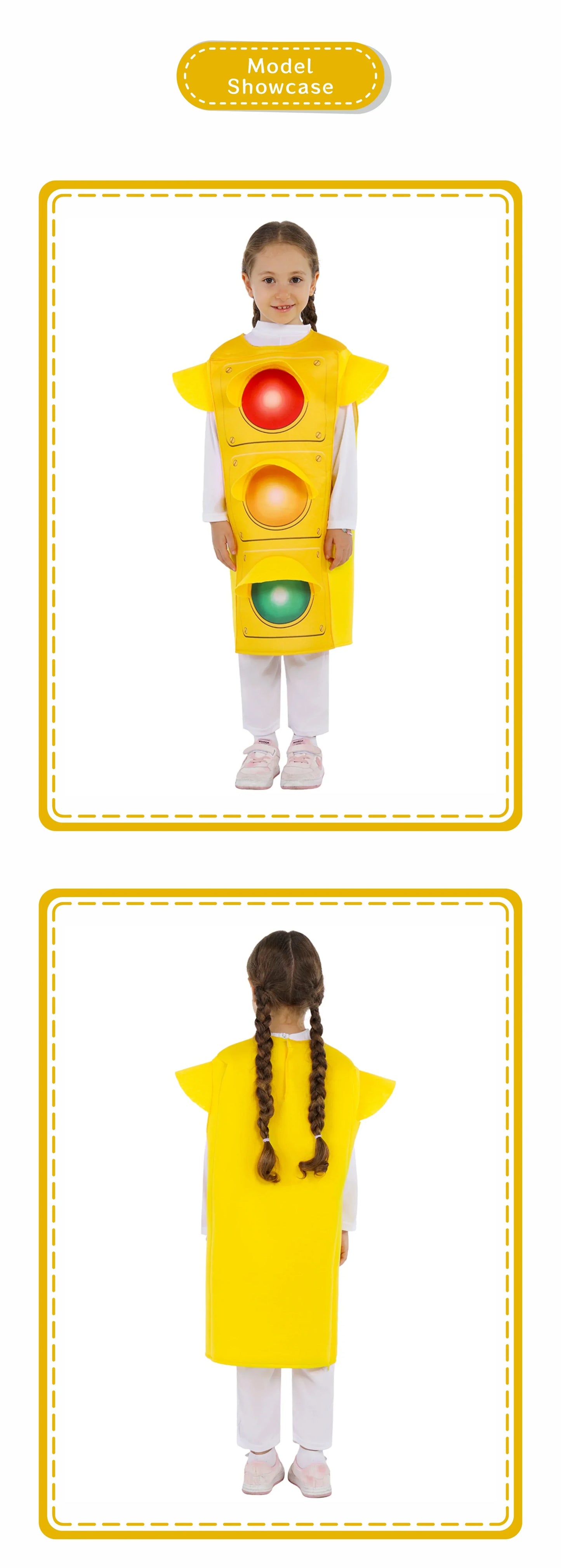Halloween Traffic Light Cosplay Costume Prescool Theme Party Stage Show Outfit Carnival Festival Performance Dress Up New # 1 #