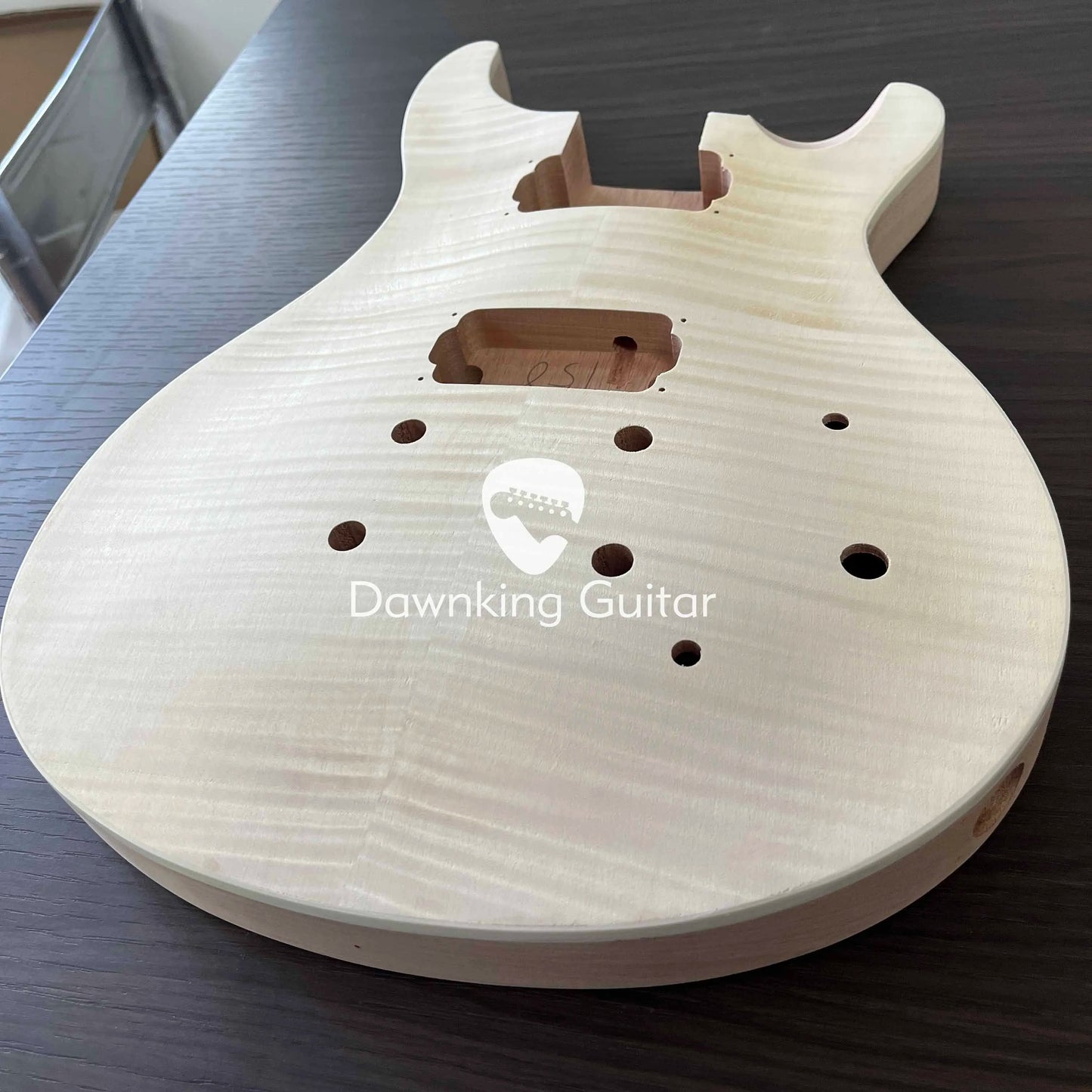 Kits de guitare électrique de bricolage de Style PRS, corps et manche en acajou, touche en palissandre, livraison gratuite