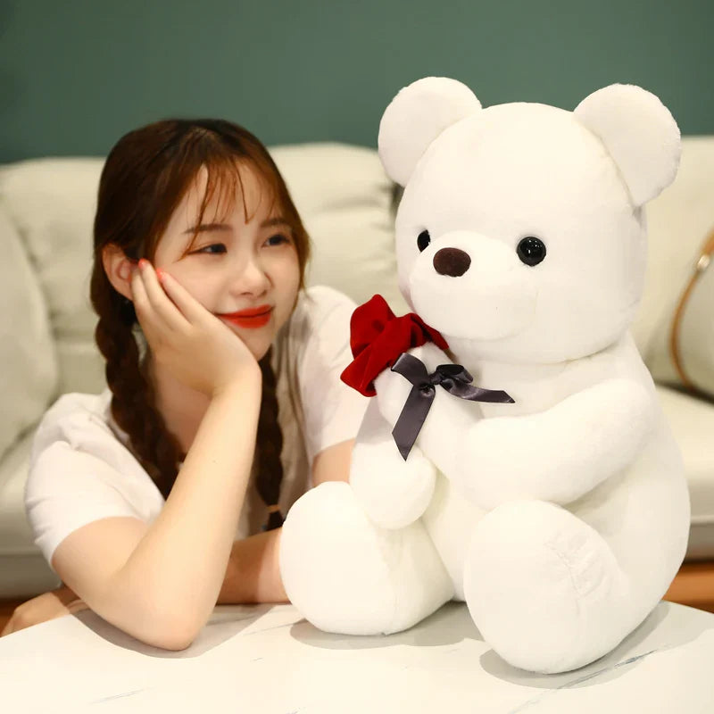 Jouet en peluche ours Rose, peluches douces pour la maison, canapé, oreiller, ornement, cadeaux pour enfants, cadeaux de saint-valentin, décorations de fête de mariage