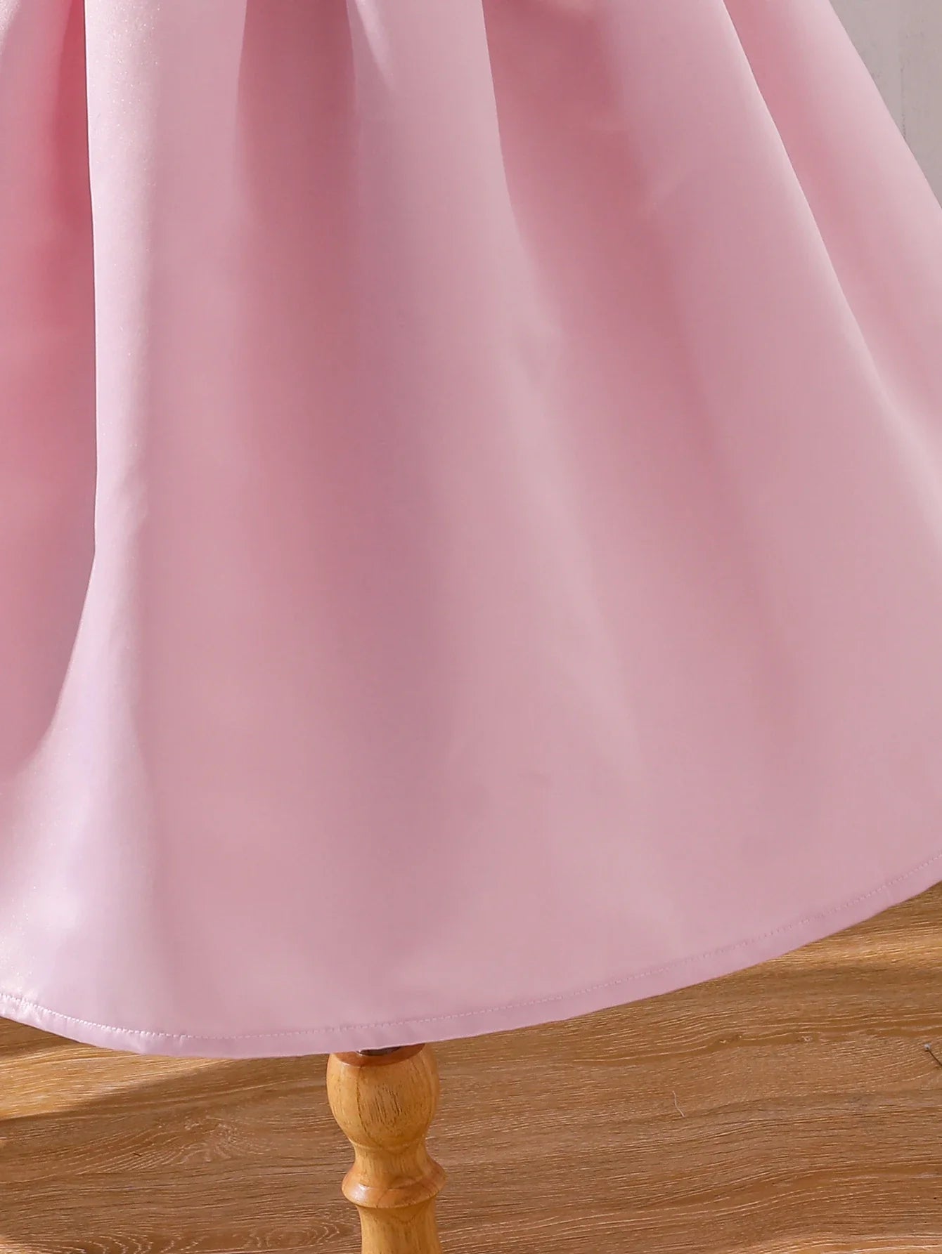 Robe d'été rose pour filles, élégante et douce, sans manches, robe de fête d'anniversaire