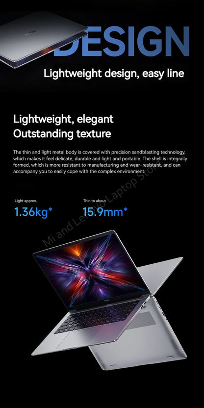 【World Premiere】Xiaomi REDMI Book 14 2025 NEW Intel Core 5 220H 32G+1TB 2.8K 120Hz Screen